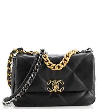 Chanel 19 Flap Bag Quilted Leather Medium