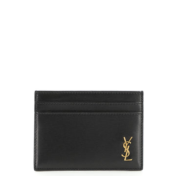 Saint Laurent Tiny Classic Monogram Card Holder Leather