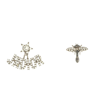 Christian Dior J'Adior Bee Stud Earrings Metal with Crystals