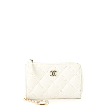 Chanel Key Pouch Quilted Caviar