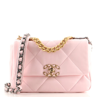 Chanel 19 Flap Bag Quilted Leather Medium