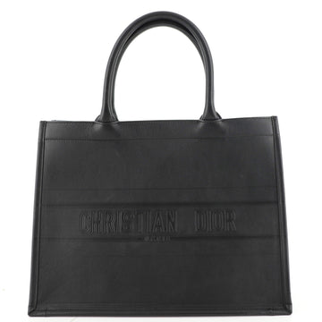 Christian Dior Book Tote Embossed Leather Medium
