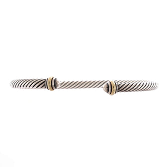 David Yurman Cable Classic Bracelet Sterling Silver and 18K Yellow Gold 4mm
