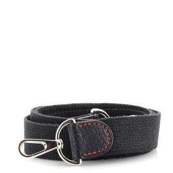Hermes Long Shoulder Strap Canvas with Leather