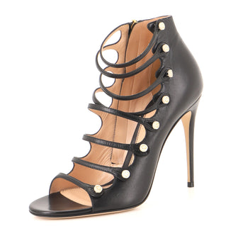Gucci Women's Aneta Ladder Strap Pumps Leather