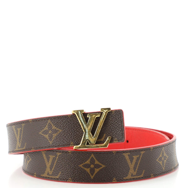 Louis Vuitton LV Initiales Leather Belt - Brown Belts, Accessories -  LOU793861