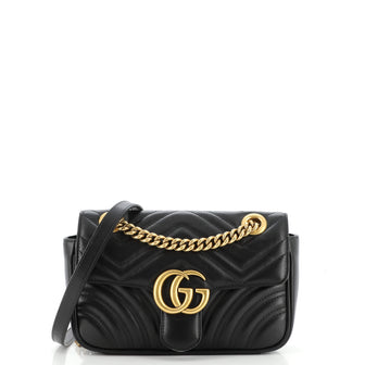 Gucci GG Marmont Flap Bag Matelasse Leather Mini