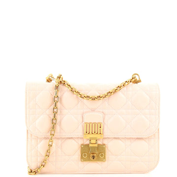Christian Dior Dioraddict Flap Bag Cannage Quilt Lambskin Medium