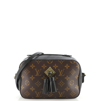 Louis Vuitton Saintonge Handbag Monogram Canvas with Leather
