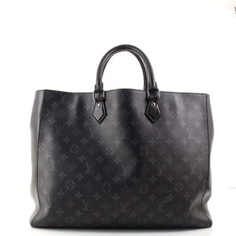 Louis Vuitton Grand Sac Bag Monogram Eclipse Canvas
