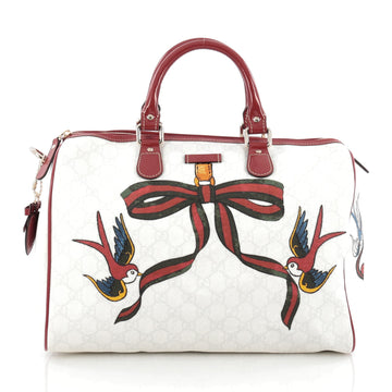 Gucci Tattoo Joy Boston Bag GG Coated Canvas Medium 1768601