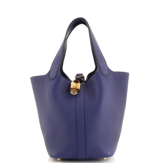 Hermes Picotin Lock Bag Clemence PM