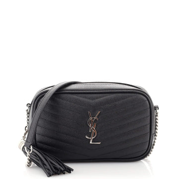 Saint Laurent Lou Camera Bag Matelasse Chevron Leather Mini