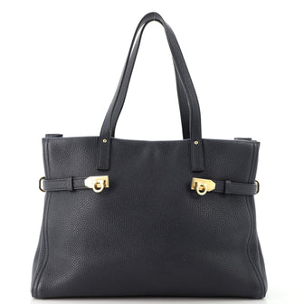 Salvatore Ferragamo Nencia Tote Leather East West