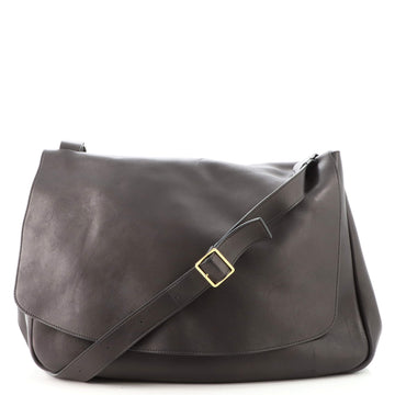 The Row Mail Bag Leather Large
