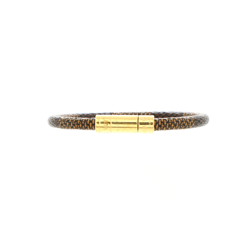 LOUIS VUITTON Damier Graphite Keep It Bracelet 1341016 | FASHIONPHILE