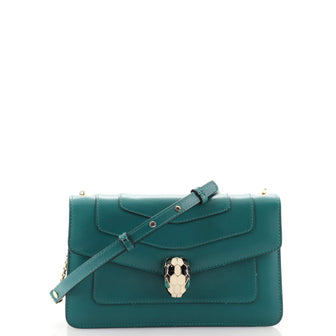 Bvlgari Serpenti Forever Shoulder Bag Leather Small