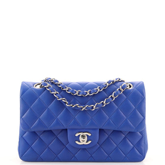 Chanel Royal Blue Lambskin Medium Classic Flap Bag