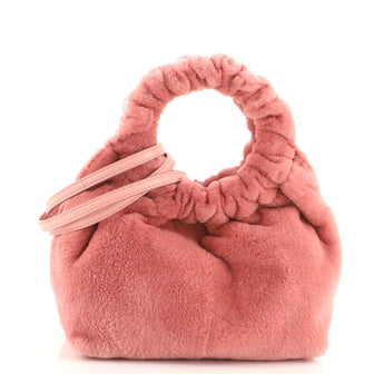The Row Double Circle Bag Mink Small