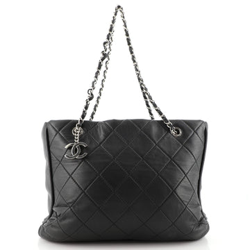 Chanel CC Curvy Tote Quilted Calfskin Medium