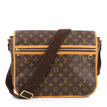 Louis Vuitton Bosphore Messenger Bag Monogram Canvas GM Brown