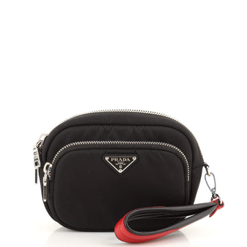 Prada Cargo Zip Pouch Nylon Small