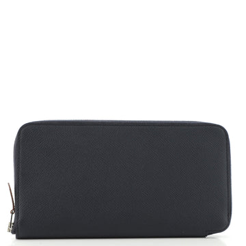 Hermes Azap Zip Around Wallet Silk'in Epsom Long