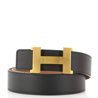Hermes Constance Reversible Belt Leather Wide