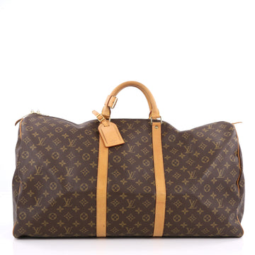 Louis Vuitton Keepall Bag Monogram Canvas 60 Brown