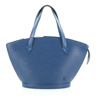 Louis Vuitton Saint Jacques Handbag Epi Leather PM blue