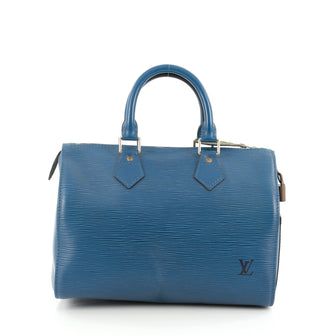 Louis Vuitton Speedy Handbag Epi Leather 25 blue 1771204