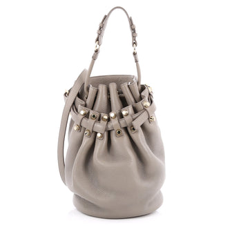 Alexander Wang Diego Bucket Bag Leather Large gray