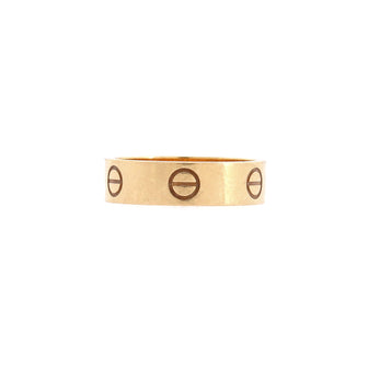 Cartier Love Band Ring 18K Yellow Gold