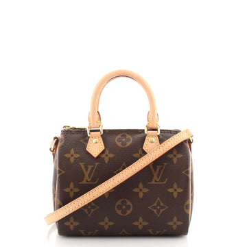 Louis Vuitton Speedy Bandouliere Bag Monogram Canvas Nano