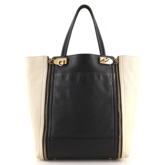 Salvatore Ferragamo Suzanne Tote Pebbled Leather