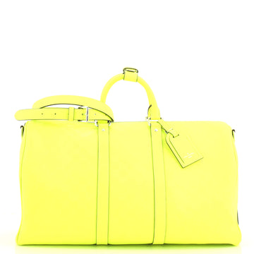 Louis Vuitton Keepall Bandouliere Bag Damier Infini Leather 45