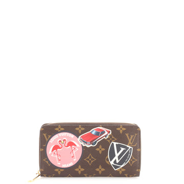 Louis Vuitton Zippy Wallet Limited Edition World Tour Monogram Canvas