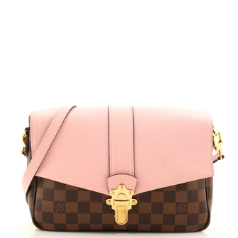 Louis Vuitton Clapton Handbag Damier and Leather PM