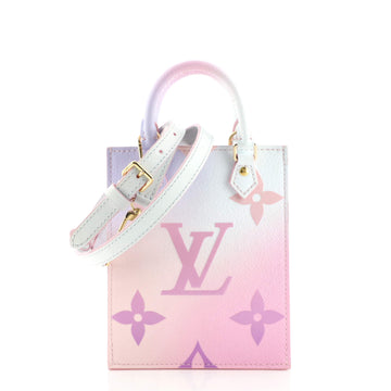 Louis Vuitton Petit Sac Plat Bag Spring in the City Monogram Giant Canvas