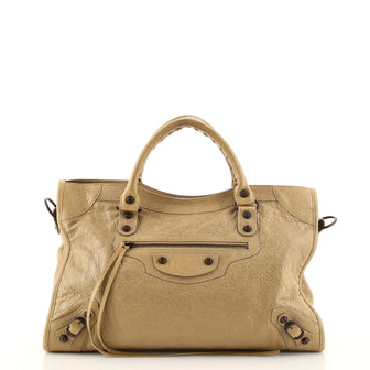 Balenciaga City Classic Studs Bag Leather Medium
