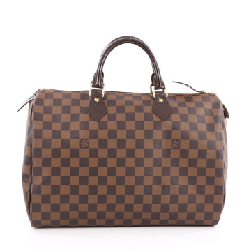 Louis Vuitton Speedy Handbag Damier 35 Brown