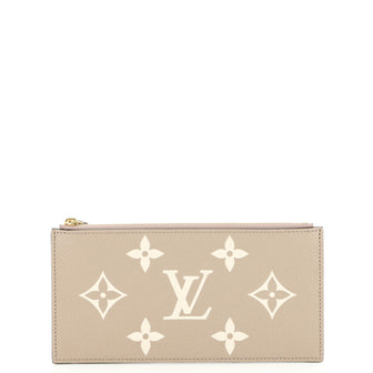 Louis Vuitton Felicie Zip Pouch Insert Bicolor Monogram Empreinte Giant
