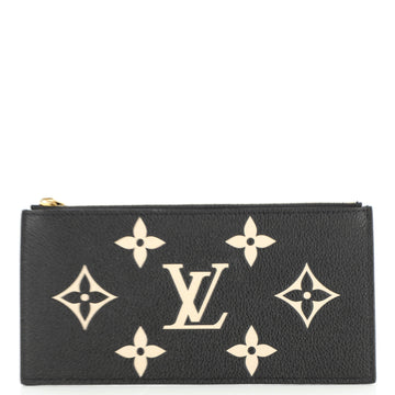 Louis Vuitton Felicie Zip Pouch Insert Bicolor Monogram Empreinte Giant