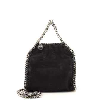 Stella McCartney Falabella Fold Over Crossbody Bag Shaggy Deer Tiny