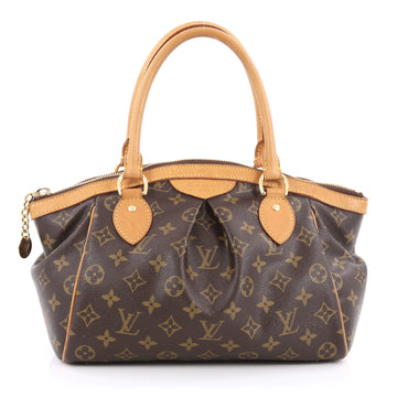 Louis Vuitton Tivoli Handbag Monogram Canvas PM Brown
