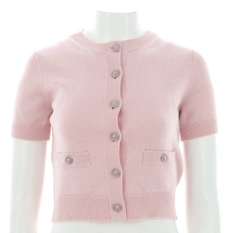 Chanel Women's Button Up Cardigan Cashmere Blend