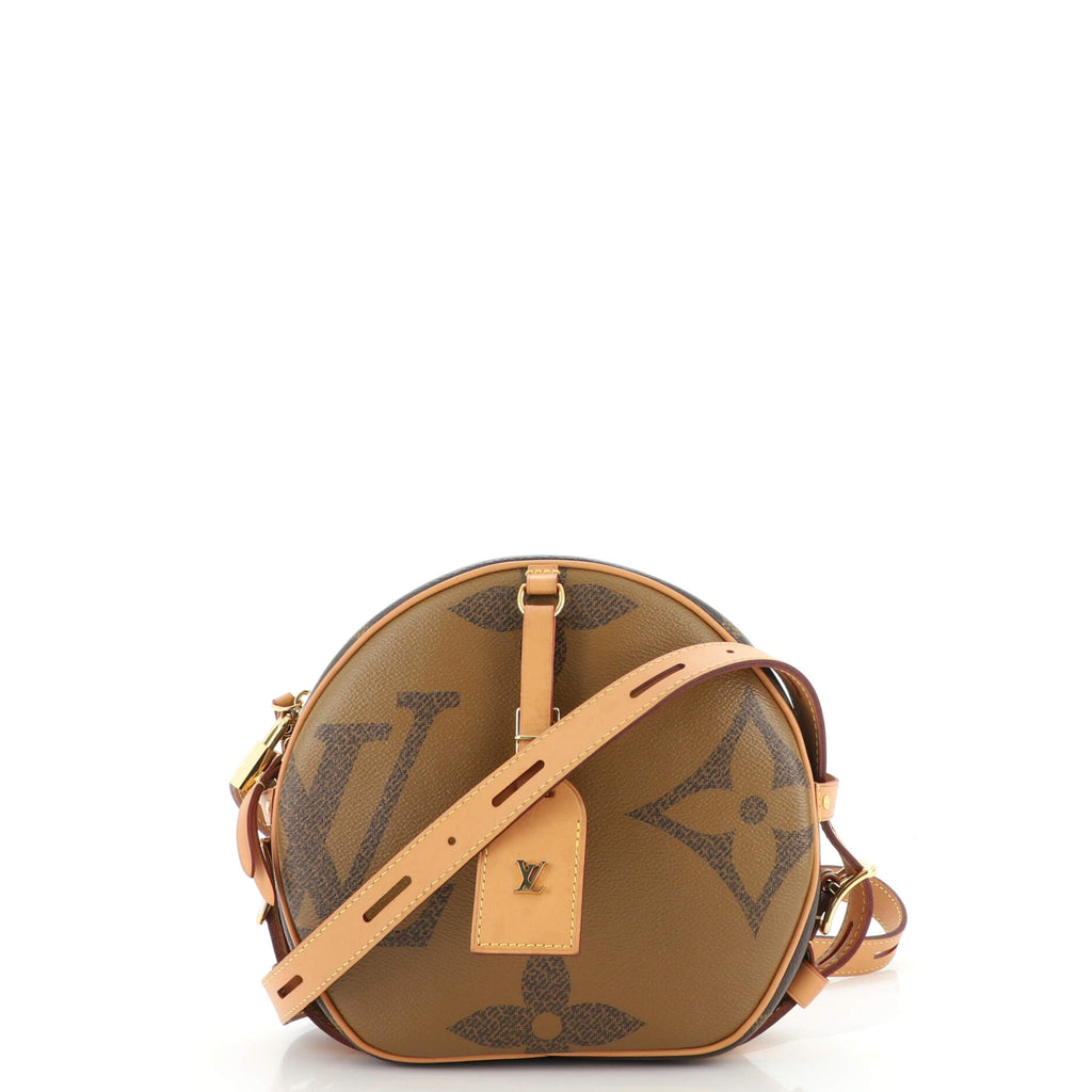Louis Vuitton, Bags, Louis Vuitton Reverse Monogram Giant Boite Chapeau  Souple Mm Bag