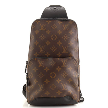Louis Vuitton Avenue Sling Bag Macassar Monogram Canvas