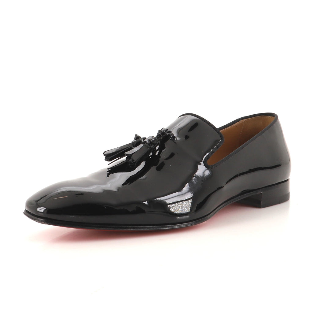 Christian Louboutin Men's Dandelion Tassel Loafers Patent 177317