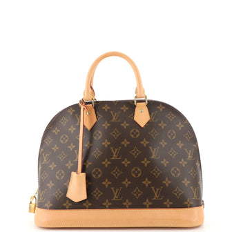 Louis Vuitton Alma Handbag Monogram Canvas MM